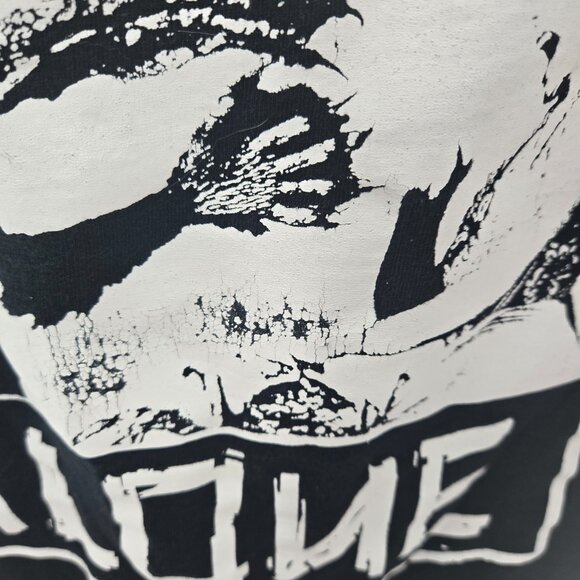 Left Alone Black 90s Punk Ska Band Classic Monster Shirt Size Medium - Picture 9 of 9